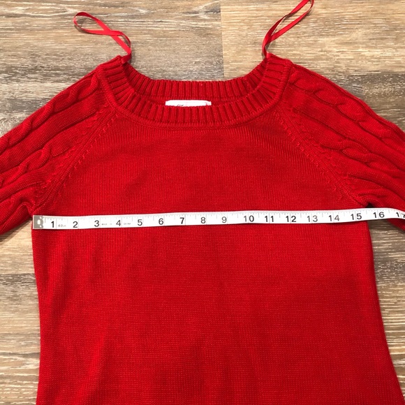 Jessica H Red Sweater Dress - Picture 8 of 8